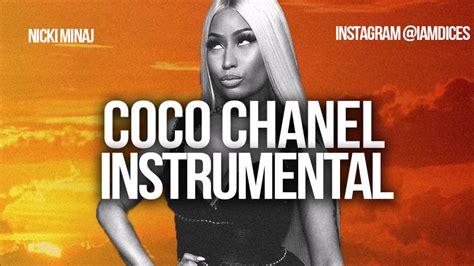 nicki minaj coco chanel instrumental|coco chanel nicki minaj lyrics.